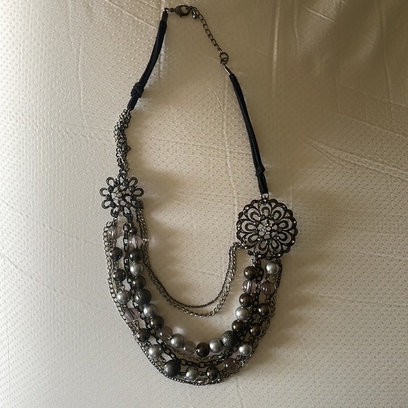 Necklace Bundle 5 ~ Express ~ Daisy Fuentes ~ Bead Pearl Necklaces - Picture 2 of 16